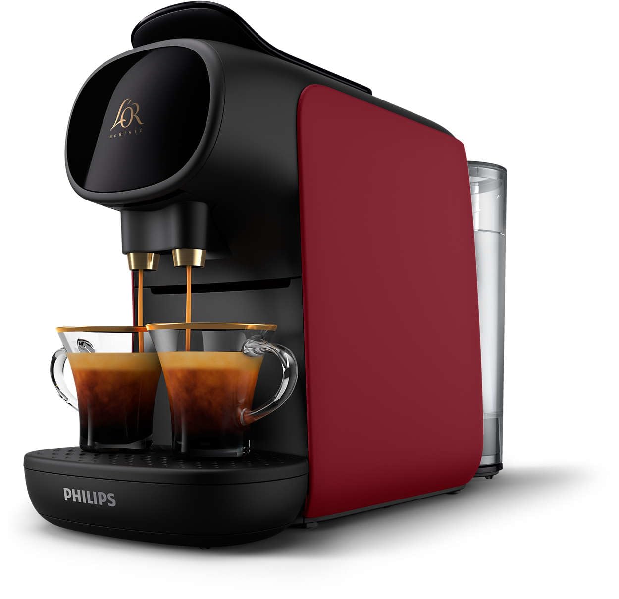 Machine à Café à Capsules L'Or Barista Sublime - Rouge Sunset - Double Dose 19 Bars