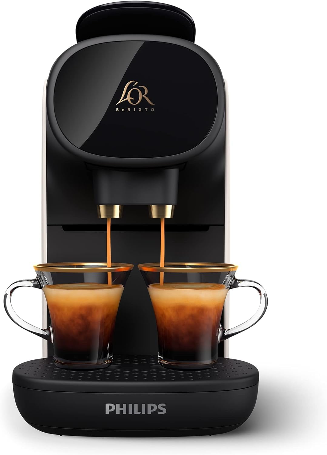 Machine à Café à Capsules L'Or Barista Sublime - Blanc - Capsules XXL Double Espresso