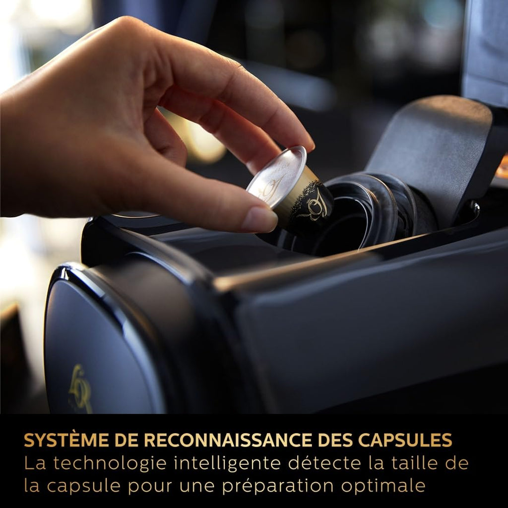 Machine à Café à Capsules L'Or Barista - Double Shot, Noir/Gris - 19 Bars