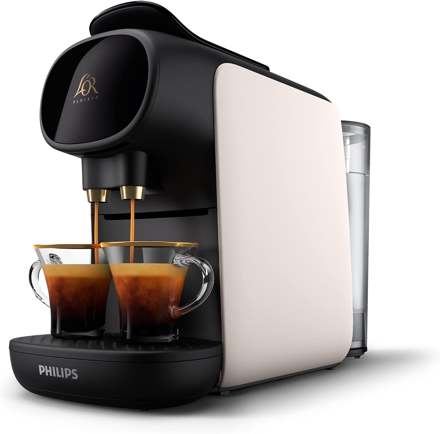Machine à Café à Capsules L'Or Barista Sublime - Blanc - Capsules XXL Double Espresso