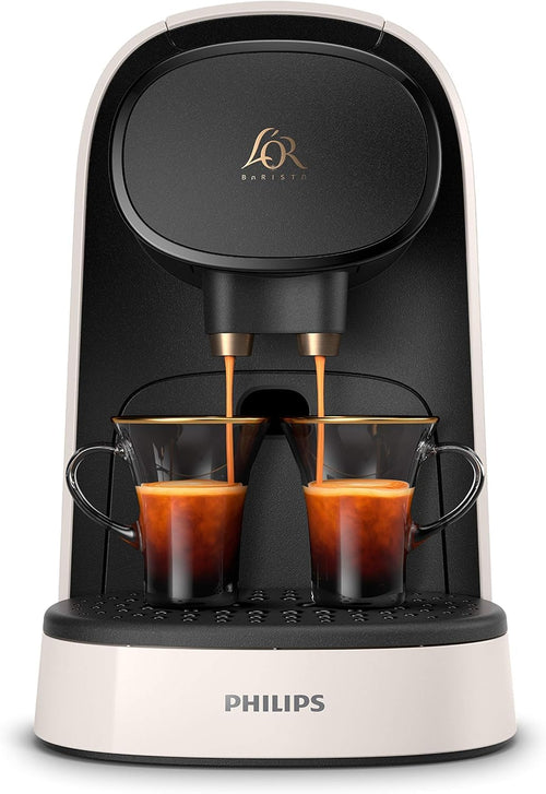 Machine à Café à Capsules L'Or Barista Original - Blanc Satiné - Double Plaisir