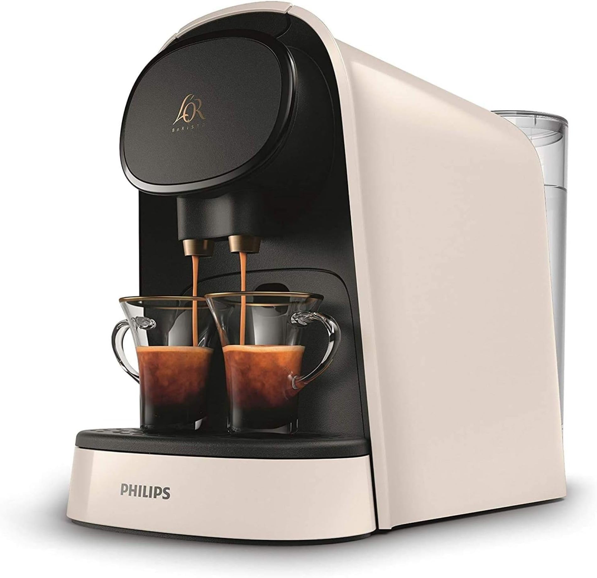 Machine à Café à Capsules L'Or Barista Original - Blanc Satiné - Double Plaisir